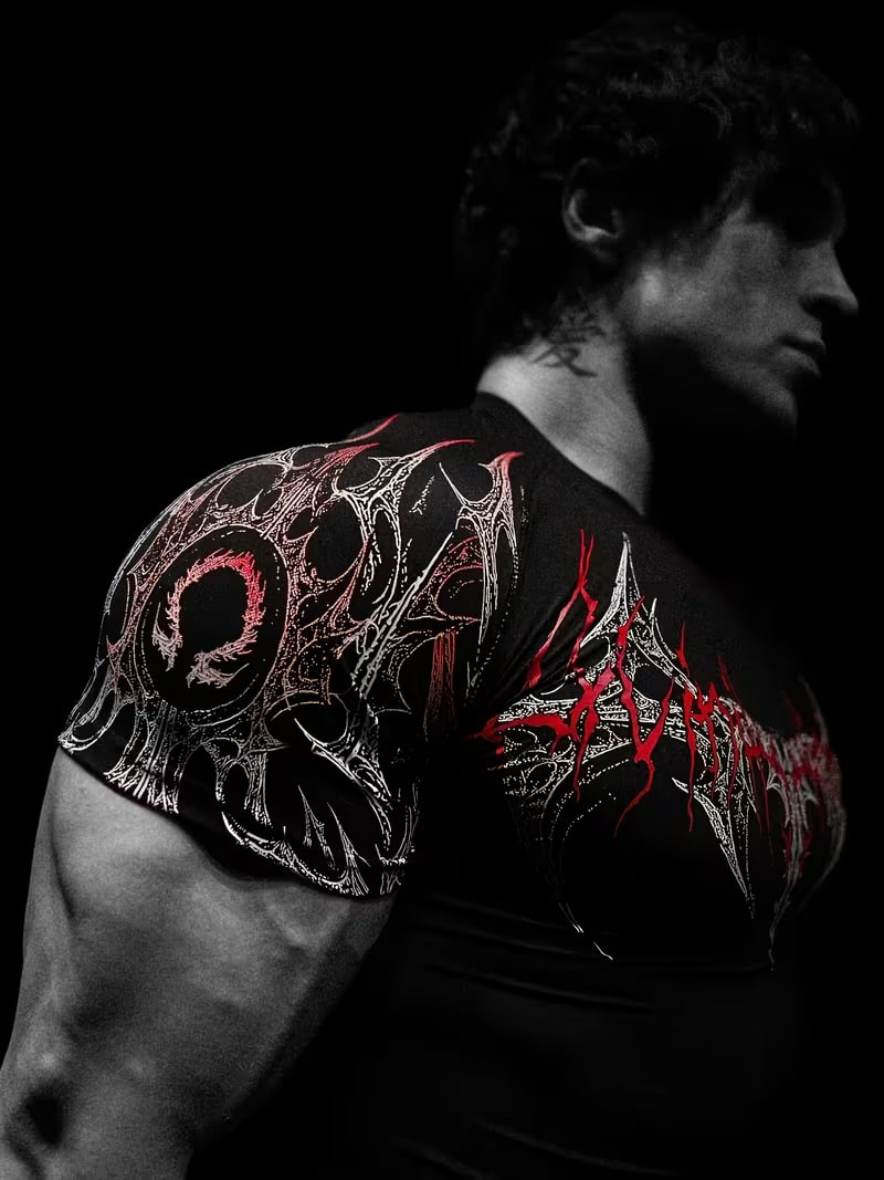 Compresión Breathedivinity Black Red