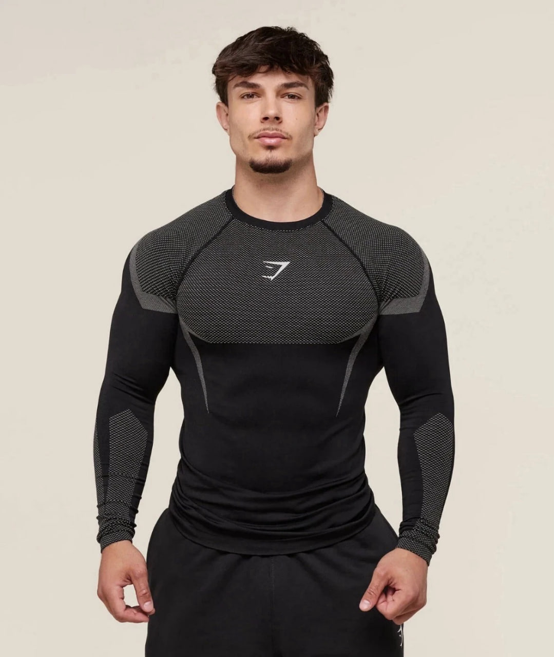 Gymshark Onyx V.5 Gris Manga Larga