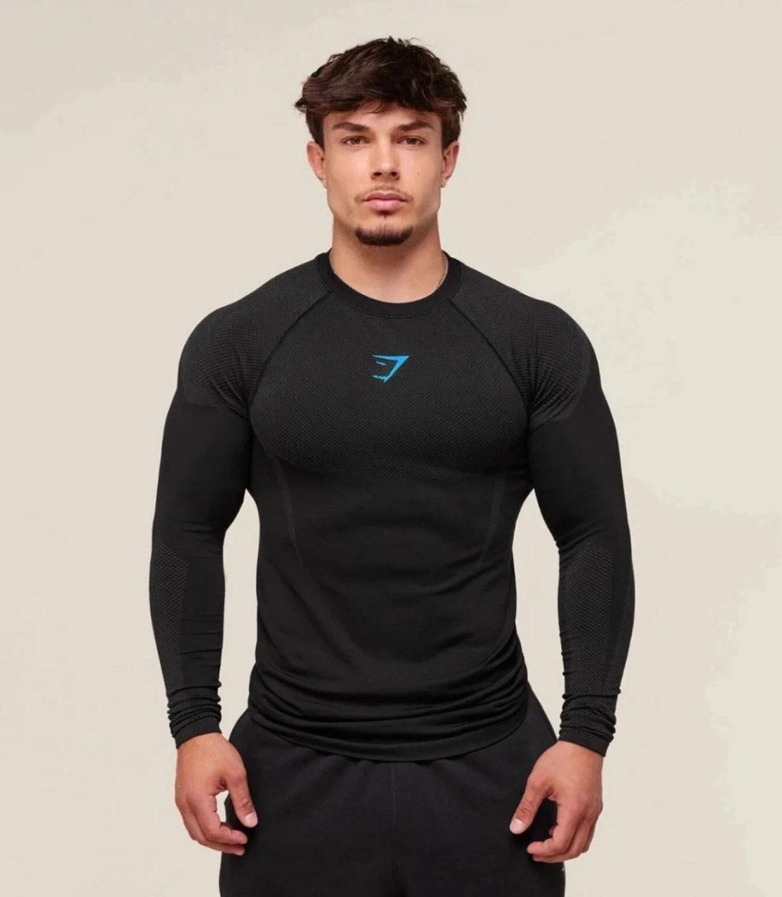 Gymshark Onyx V.5 Blue Manga Larga