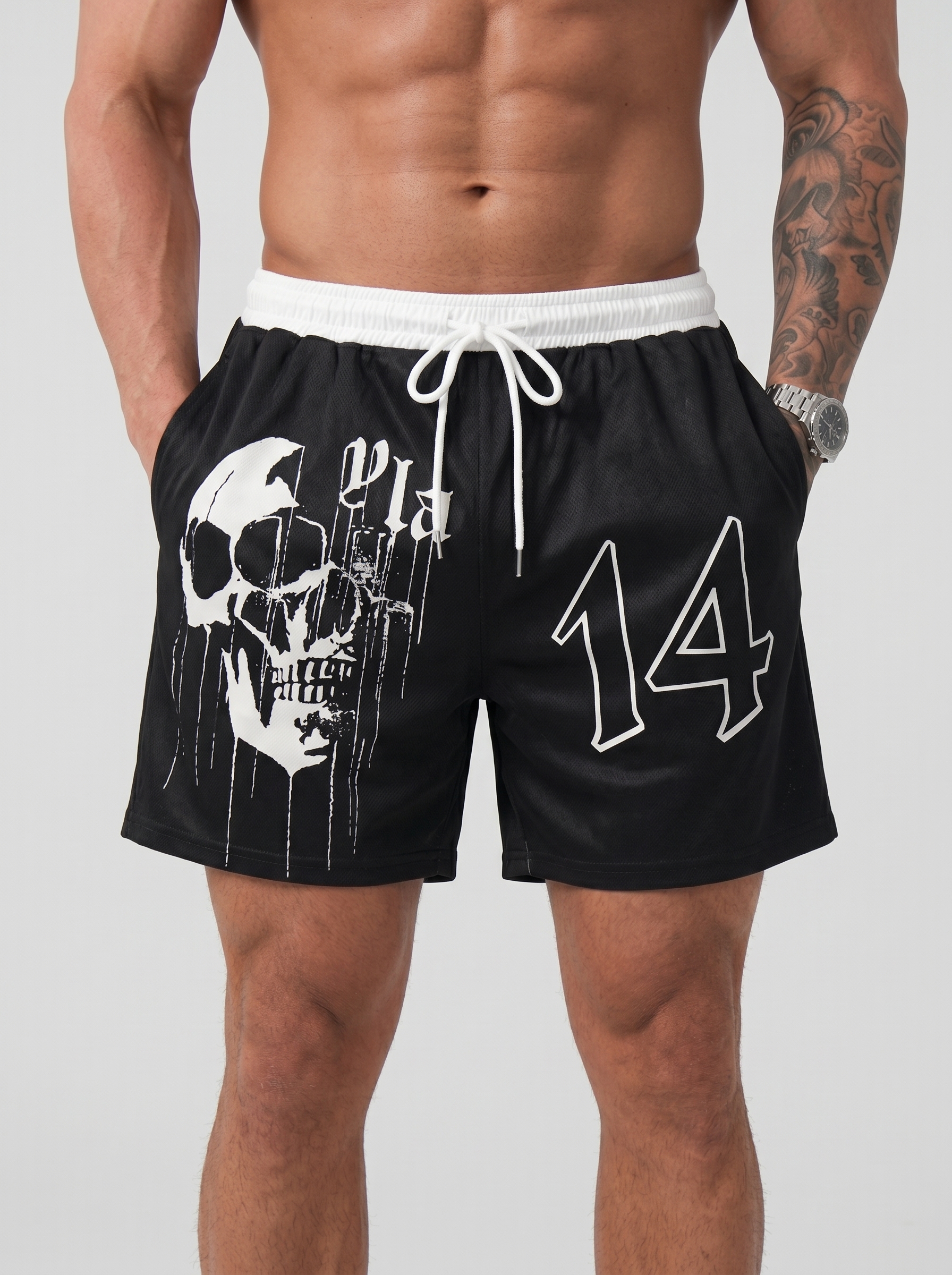 YoungLA MESH SHORTS - La Calavera (M)